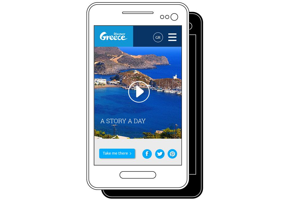 Discover Greece Case Study interactive platform